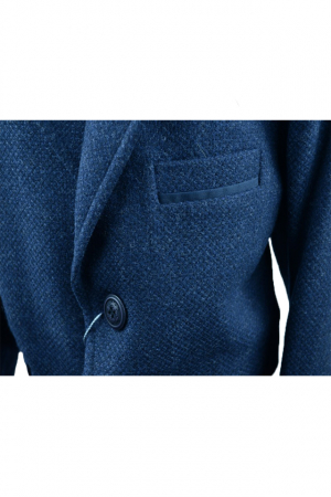 Sacou elegant pentru baieti LA Kids 1612-03B1-98-cm, Bleumarin [1]