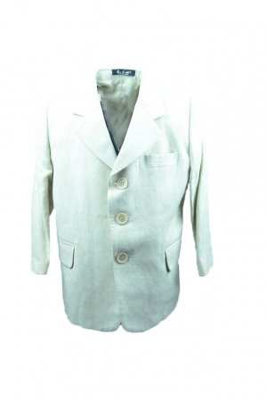 Sacouri - Sacou elegant pentru baieti LA Kids SLA11-C-104-110-cm, Crem