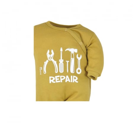 Salopeta cu maneca lunga pentru baieti Koala Narzedzia 08-223G-56-cm, Galben [1]