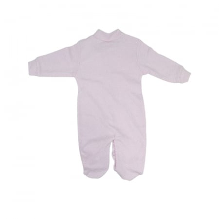 Salopeta cu maneca lunga, cu buline, pentru fete, Mini Junior SLPC1408R, Roz [1]