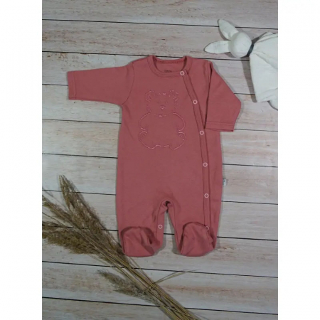 Salopeta cu maneca lunga din bumbac pentru fete Mis Koala 09-361-R, Roz [1]