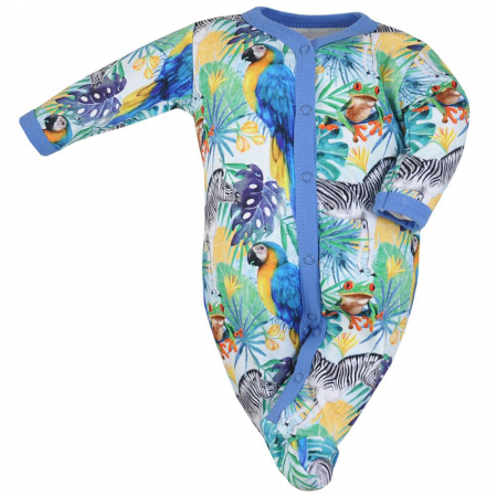 Salopete bebelusi baieti - Salopeta cu maneca lunga pentru baieti Koala Madagaskar 08-278-56-cm, Multicolor