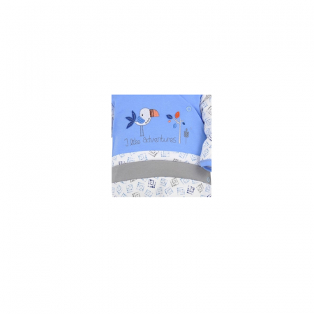 Salopeta cu maneca lunga pentru baieti Koala Ograd 04-216-74-cm, Multicolor [1]