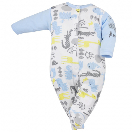 Salopete bebelusi baieti - Salopeta cu maneca lunga pentru baieti Koala Zwierzyniec 06-382-62-cm, Multicolor