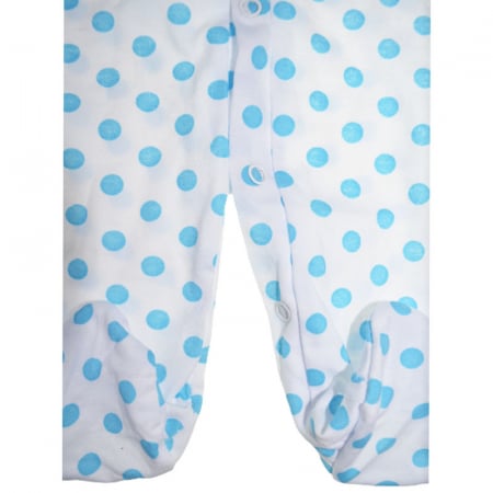 Salopeta cu maneca lunga pentru baieti Mini Junior 080923-2, Alb [2]