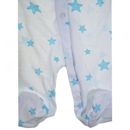 Salopeta cu maneca lunga pentru baieti Mini Junior 080923-3, Alb [2]