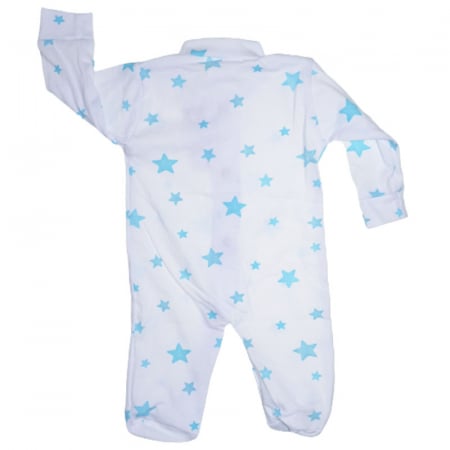 Salopeta cu maneca lunga pentru baieti Mini Junior 080923-3, Alb [1]