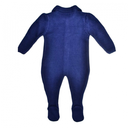 Salopeta cu maneca lunga, pentru baieti, Mini Junior 2018A, Albastru [1]