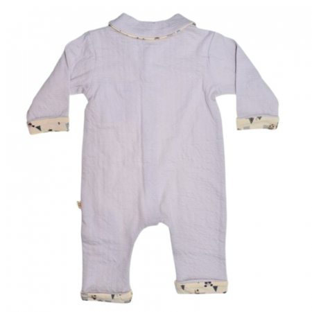 Salopeta cu maneca lunga, pentru baieti, Mini Junior 20268G, Gri [2]