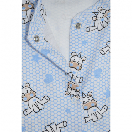 Salopeta cu maneca lunga pentru baieti Mini Junior 220124-19, Albastru [2]