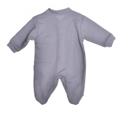 Salopeta cu maneca lunga, pentru baieti, Mini Junior 7183G, Gri [2]