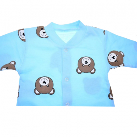 Salopeta cu maneca lunga pentru baieti Mini Junior SALMJ-24, Albastru [1]