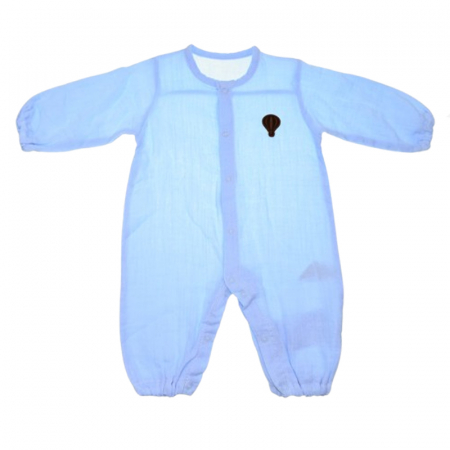 Salopete bebelusi baieti - Salopeta cu maneca lunga pentru baieti Mini Junior SALMJ-36, Albastru