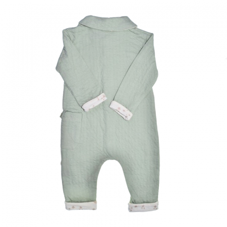 Salopeta cu maneca lunga pentru baieti Mini Junior SLP-2562-AB, Verde [1]