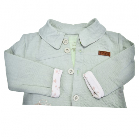 Salopeta cu maneca lunga pentru baieti Mini Junior SLP-2562-AB, Verde [2]