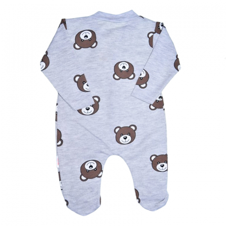 Salopeta cu maneca lunga pentru copii Mini Junior SLP-MJ22, Gri [1]