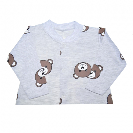 Salopeta cu maneca lunga pentru copii Mini Junior SLP-MJ22, Gri [2]