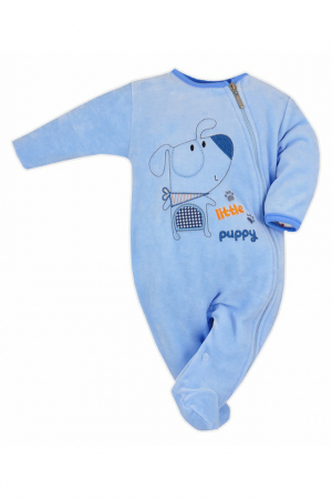 Salopete bebelusi baieti - Salopeta cu maneca lunga pentru baieti Mysz I Pies Koala 3715-AL-68, Albastru