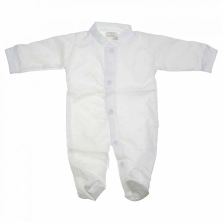 Salopete bebelusi baieti - Salopeta cu maneca lunga pentru copii Mini Junior S030623, Crem