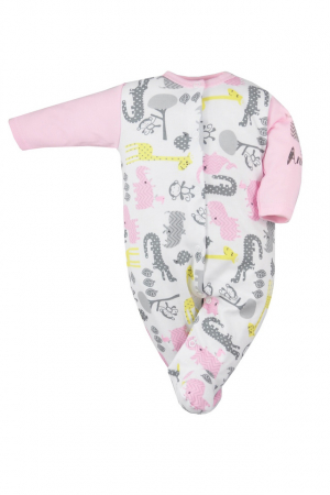 Salopete bebelusi fete - Salopeta cu maneca lunga pentru fete Koala 06-382R_62 cm, Multicolor