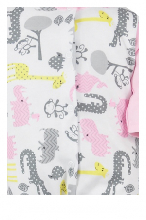 Salopeta cu maneca lunga pentru fete Koala 06-382R_62 cm, Multicolor [1]
