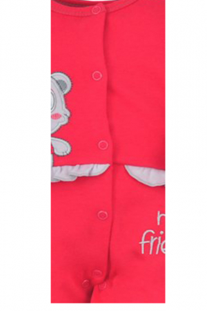 Salopeta cu maneca lunga pentru fete Koala Puszek 2837-80, Coral [2]