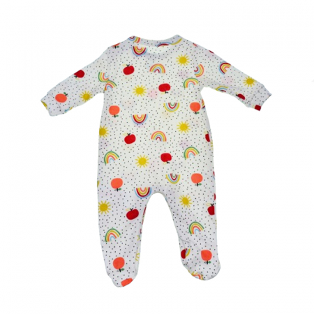 Salopeta cu maneca lunga pentru copii Mini Junior SALMJ-20, Alb [2]