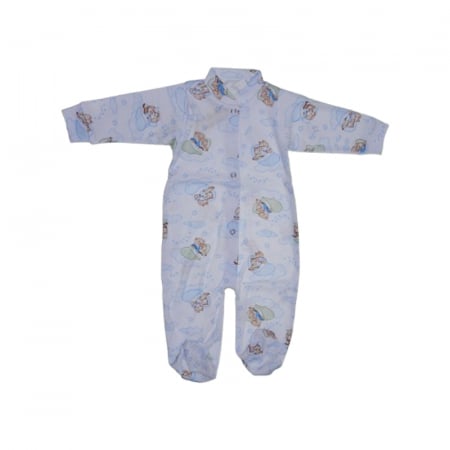 Salopete bebelusi baieti - Salopeta cu maneca lunga pentru copii Mini Junior SALMJ-2A, Alb