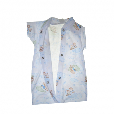 Salopeta cu maneca lunga pentru copii Mini Junior SALMJ-2A, Alb [2]