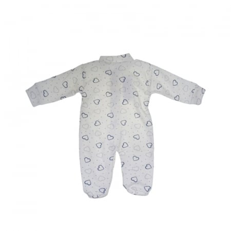 Salopete bebelusi baieti - Salopeta cu maneca lunga pentru copii Mini Junior SALMJ-3A, Alb