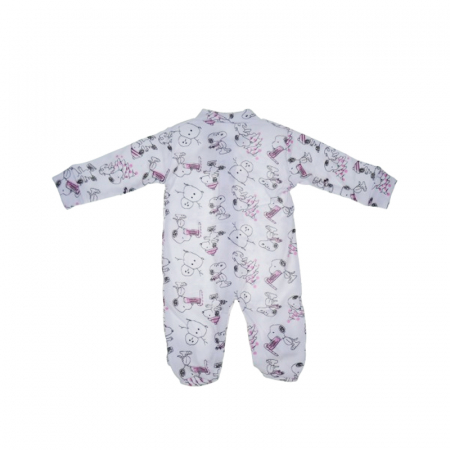 Salopeta cu maneca lunga pentru copii Mini Junior SALMJ-5A, Alb [1]