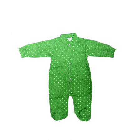 Salopete bebelusi baieti - Salopeta cu maneca lunga pentru copii Mini Junior SALMJ-7V, Verde