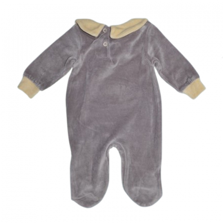 Salopeta cu maneca lunga pentru copii Mini Junior SLP-3904G, Gri [1]
