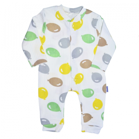 Îmbrăcăminte băieți - Salopeta cu maneca lunga pentru copii Mini Junior SLP-MJ19, Multicolor