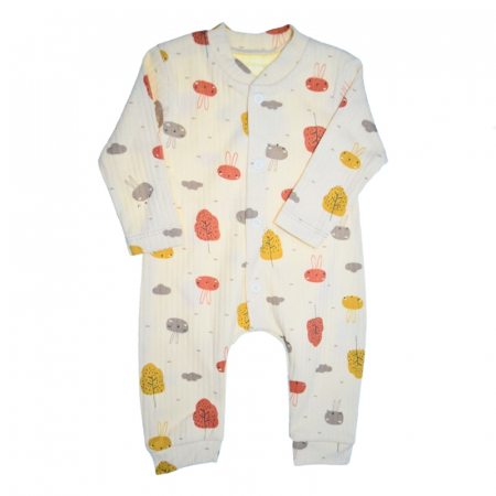 Îmbrăcăminte băieți - Salopeta cu maneca lunga pentru copii Mini Junior SLP-MJ27, Multicolor