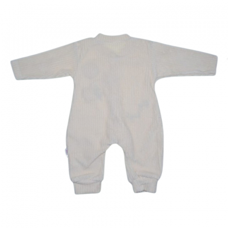 Salopeta cu maneca lunga pentru copii Mini Junior SLP2402, Crem [2]
