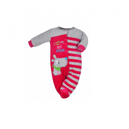Salopete bebelusi fete - Salopeta cu maneca lunga pentru fete Koala 05-203R-80, Multicolor