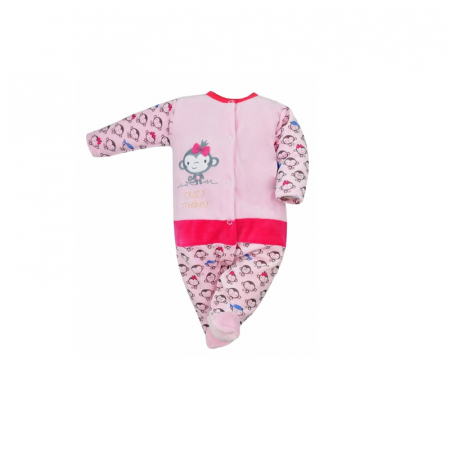 Salopete bebelusi fete - Salopeta cu maneca lunga pentru fete Koala 05-388R-74, Roz