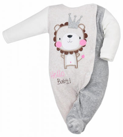 Salopete bebelusi fete - Salopeta cu maneca lunga pentru fete Koala 05-483G1-80, Multicolor