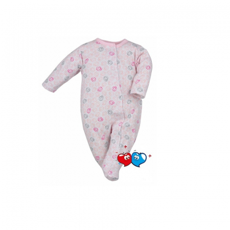 Salopeta cu maneca lunga pentru fete Koala Druczki 04-672R1-68-cm, Roz [1]