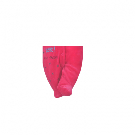 Salopeta cu maneca lunga pentru fete Koala Hello 04-851F-80-cm, Fucsia [2]