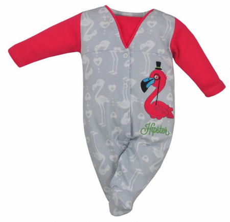 Salopete bebelusi fete - Salopeta cu maneca lunga pentru fete Koala Hipster 04-931F-68-cm, Multicolor
