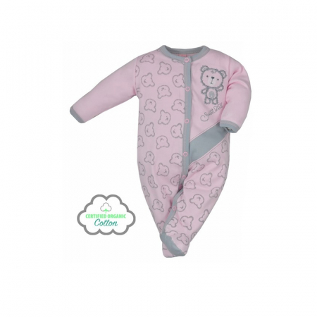 Salopeta cu maneca lunga pentru fete Koala Misiaki 04-712RG-62-cm, Roz [1]