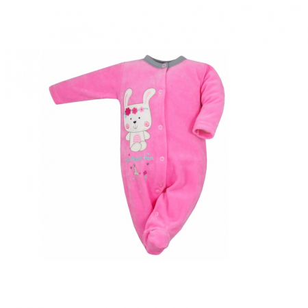 Salopete bebelusi fete - Salopeta cu maneca lunga pentru fete Koala Tipi 3487-F-80, Fucsia