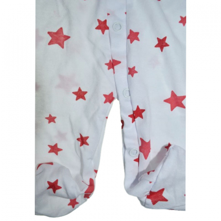 Salopeta cu maneca lunga pentru fete Mini Junior 080923-7, Alb [2]