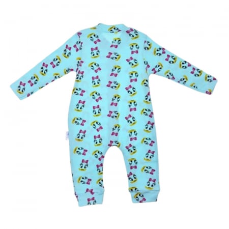 Salopeta cu maneca lunga, pentru fete, Mini Junior 100026T, Turcoaz [2]
