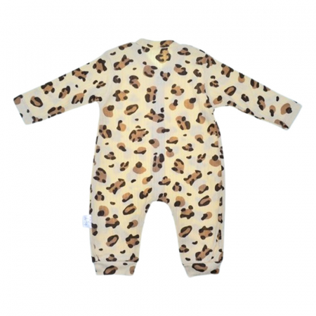 Salopeta cu maneca lunga, pentru fete, Mini Junior 100090B, Bej [2]