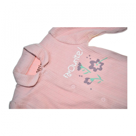 Salopeta cu maneca lunga, pentru fete, Mini Junior 243380R, Roz [1]