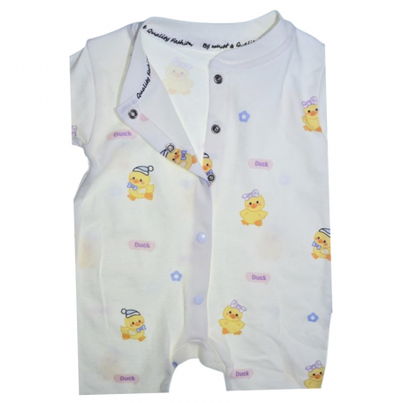Salopeta cu maneca lunga, pentru fete, Mini Junior 9121A, Alb [1]