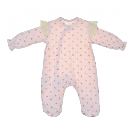 Salopeta cu maneca lunga pentru fete Mini Junior SALMJ-10, Roz [1]